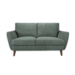 Porter Designs Burnside Contemporary Upholstered Loveseat - Green