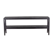 Porter Designs Canberra Solid Mango Wood TV Stand - Black