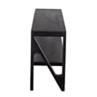 Porter Designs Canberra Solid Mango Wood TV Stand - Black