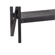 Porter Designs Canberra Solid Mango Wood TV Stand - Black