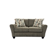 Porter Designs Reese Modern Upholstered Loveseat - Brown