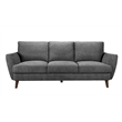Porter Designs Burnside Contemporary Upholstered Sofa - Gray