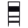 Porter Designs Canberra Solid Mango Wood Bookcase - Black