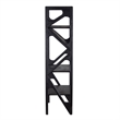 Porter Designs Canberra Solid Mango Wood Bookcase - Black