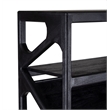 Porter Designs Canberra Solid Mango Wood Bookcase - Black
