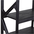 Porter Designs Canberra Solid Mango Wood Bookcase - Black