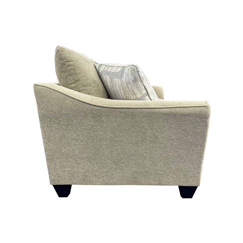 Porter Designs Columbia Microfiber Loveseat - Cream