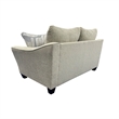 Porter Designs Columbia Microfiber Loveseat - Cream