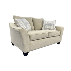 Porter Designs Columbia Microfiber Loveseat - Cream