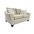 Porter Designs Columbia Microfiber Loveseat - Cream