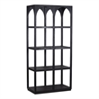 Porter Designs Tarragona Solid Mango Wood Bookcase - Black