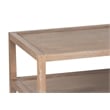 Porter Designs Lowell Solid White Oak Wood Coffee Table - Brown