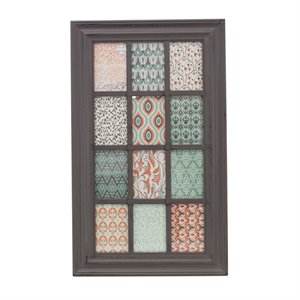 kieragrace KG Collage Frame Holds 12 4 by 6 inch Grey Plastic Glass