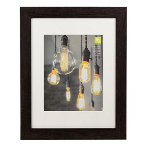kieragrace kg farmhouse  loft photo frame  black  6-pack black engineered wood