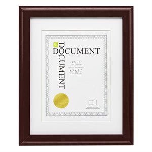 kieragrace oxford frame wood document mdf glass espresso traditional