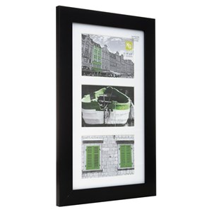 kieragrace kg modern  langford collage frame black engineered wood