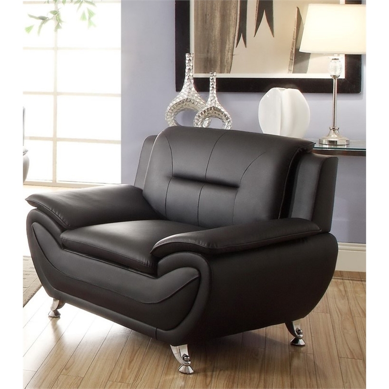Kingway Furniture Ashely Living Room Chair -Black