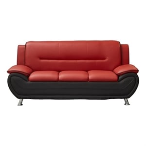 kingway furniture montac faux leather living room chair