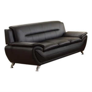 kingway furniture ashely faux leather living room sofa