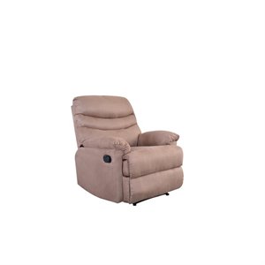 kingway furniture tolar microfiber manual recliner