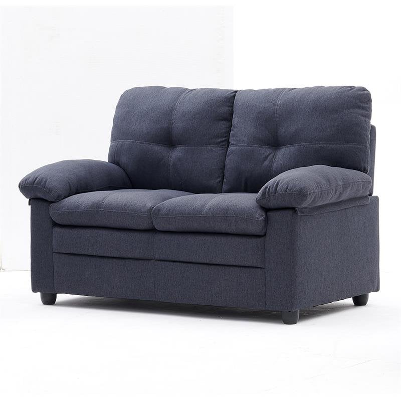 Kingway Furniture Plaencia Living Room Loveseat In Gray Sf 1801 Gray L