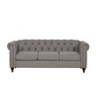 Kingway Furniture Modern Durre Living Room Sofa in Gray