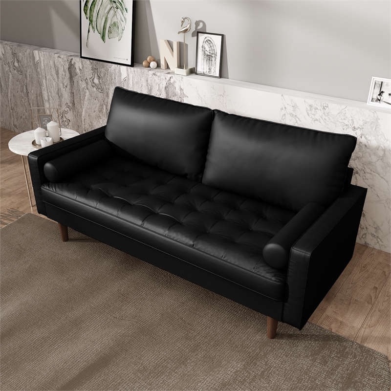 Kingway Furniture Faux Leather Genoa, Genoa Leather Sofa