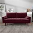 Kingway Furniture Velvet Genoa Living Room Sofa In Rosy