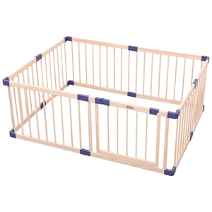 kingway furniture baby wood saftey gate in off white
