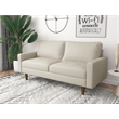Kingway Furniture Aneley Faux Leather Living Room Sofa in White