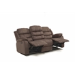 Kingway Furniture Zaffer Microfiber Living Room Sofa In Brown