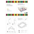 Kingway Furniture Baby Wood Saftey Gate in Off White with White connector