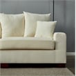 Aira Corduroy Fabric 5 - Piece Sectional in Beige