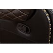 Ilyiano Two Tone Faux Leather Livingroom Reclining Sofa In Black