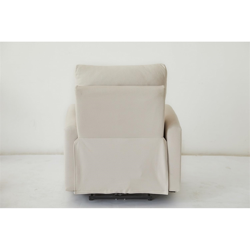 Kingway Arindel Fabric Power Recliner With USB in Beige