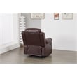 Luxury Faux Leather Recliner Chair with LED Lights