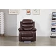 Luxury Faux Leather Recliner Chair with LED Lights