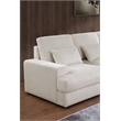 Modern Luxury Corduroy Oversized L-Shaped Sectional Sofa with Ottoman
