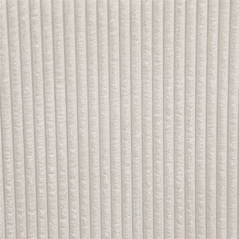 Modern Luxury Corduroy Oversized L-Shaped Sectional Sofa with Ottoman