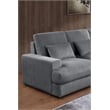 Modern Luxury Corduroy Oversized L-Shaped Sectional Sofa with Ottoman