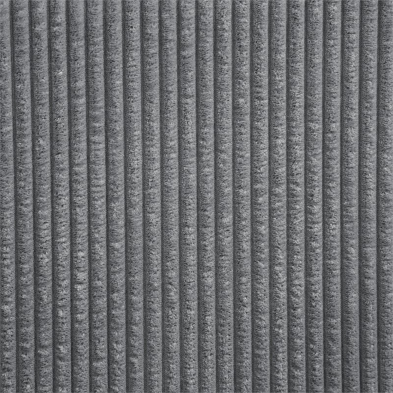 Modern Luxury Corduroy Oversized L-Shaped Sectional Sofa with Ottoman