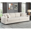 Oversized 111 Inch Wide Corduroy 3pc Sectional