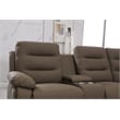 Modern Reclining Sectional Sofa with Cup Holders and Storage