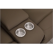 Modern Reclining Sectional Sofa with Cup Holders and Storage