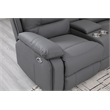 Modern Reclining Sectional Sofa with Cup Holders and Storage