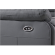 Modern Reclining Sectional Sofa with Cup Holders and Storage