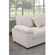 4 Piece Oversized Corduroy Sleeper Sectional Sofa With Storage Chaise