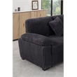 4 Piece Oversized Corduroy Sleeper Sectional Sofa With Storage Chaise