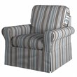Sunset Trading Horizon Fabric Slipcovered Swivel Rocking Chair in Brown