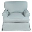 Sunset Trading Horizon Fabric Slipcovered T-Cushion Chair in Ocean Blue